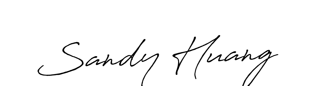 Make a beautiful signature design for name Sandy Huang. With this signature (Antro_Vectra_Bolder) style, you can create a handwritten signature for free. Sandy Huang signature style 7 images and pictures png