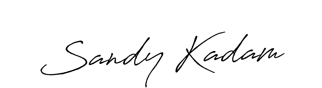 You should practise on your own different ways (Antro_Vectra_Bolder) to write your name (Sandy Kadam) in signature. don't let someone else do it for you. Sandy Kadam signature style 7 images and pictures png
