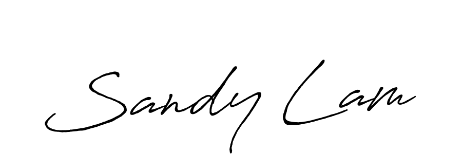 Also You can easily find your signature by using the search form. We will create Sandy Lam name handwritten signature images for you free of cost using Antro_Vectra_Bolder sign style. Sandy Lam signature style 7 images and pictures png