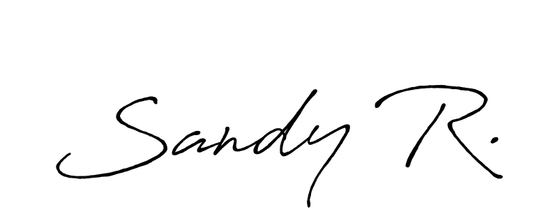 Once you've used our free online signature maker to create your best signature Antro_Vectra_Bolder style, it's time to enjoy all of the benefits that Sandy R. name signing documents. Sandy R. signature style 7 images and pictures png