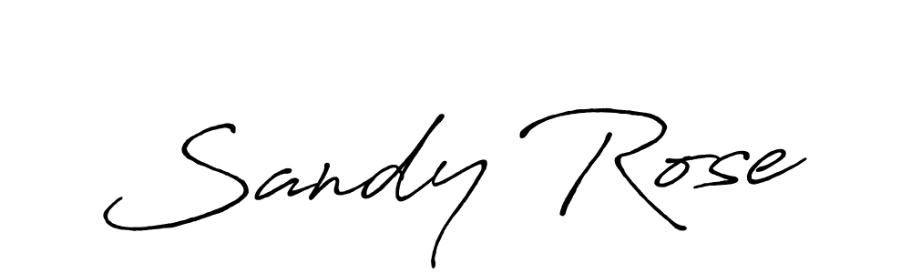 Also we have Sandy Rose name is the best signature style. Create professional handwritten signature collection using Antro_Vectra_Bolder autograph style. Sandy Rose signature style 7 images and pictures png