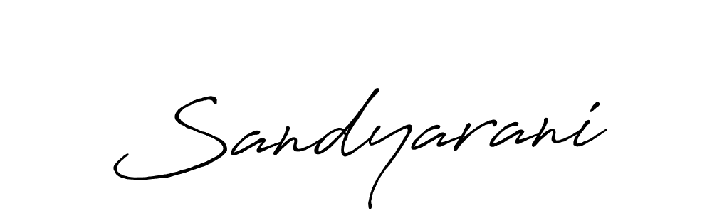 if you are searching for the best signature style for your name Sandyarani. so please give up your signature search. here we have designed multiple signature styles  using Antro_Vectra_Bolder. Sandyarani signature style 7 images and pictures png
