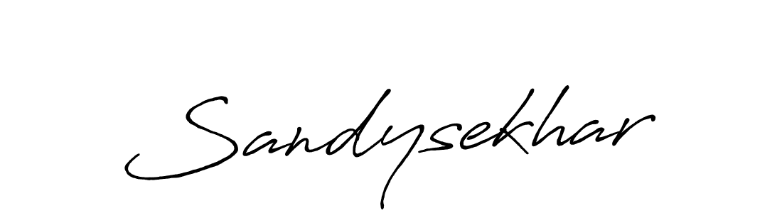 Design your own signature with our free online signature maker. With this signature software, you can create a handwritten (Antro_Vectra_Bolder) signature for name Sandysekhar. Sandysekhar signature style 7 images and pictures png