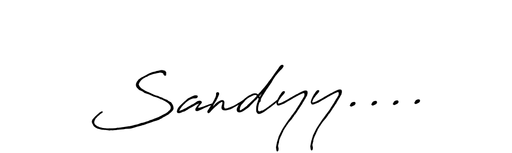 Similarly Antro_Vectra_Bolder is the best handwritten signature design. Signature creator online .You can use it as an online autograph creator for name Sandyy..... Sandyy.... signature style 7 images and pictures png