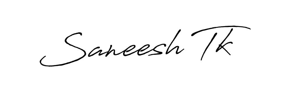 if you are searching for the best signature style for your name Saneesh Tk. so please give up your signature search. here we have designed multiple signature styles  using Antro_Vectra_Bolder. Saneesh Tk signature style 7 images and pictures png