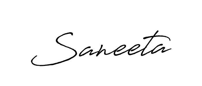 Also You can easily find your signature by using the search form. We will create Saneeta name handwritten signature images for you free of cost using Antro_Vectra_Bolder sign style. Saneeta signature style 7 images and pictures png