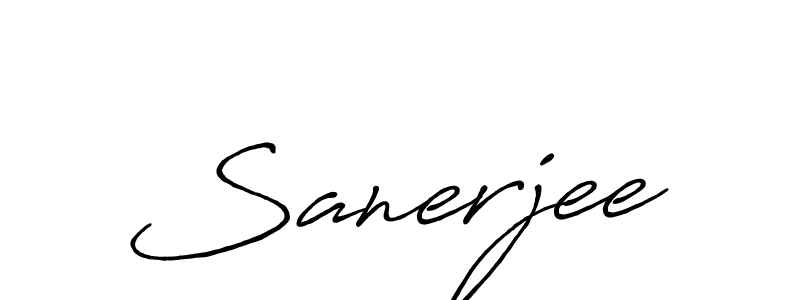 Sanerjee stylish signature style. Best Handwritten Sign (Antro_Vectra_Bolder) for my name. Handwritten Signature Collection Ideas for my name Sanerjee. Sanerjee signature style 7 images and pictures png