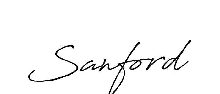 Also we have Sanford name is the best signature style. Create professional handwritten signature collection using Antro_Vectra_Bolder autograph style. Sanford signature style 7 images and pictures png