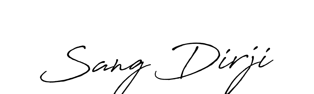 See photos of Sang Dirji official signature by Spectra . Check more albums & portfolios. Read reviews & check more about Antro_Vectra_Bolder font. Sang Dirji signature style 7 images and pictures png