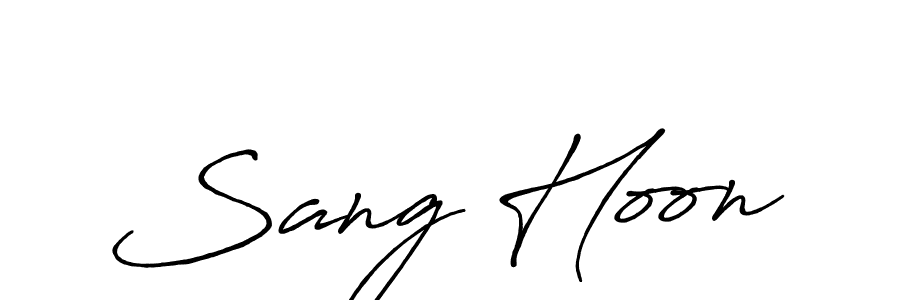 Make a short Sang Hoon signature style. Manage your documents anywhere anytime using Antro_Vectra_Bolder. Create and add eSignatures, submit forms, share and send files easily. Sang Hoon signature style 7 images and pictures png