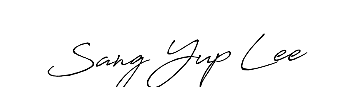 Make a short Sang Yup Lee signature style. Manage your documents anywhere anytime using Antro_Vectra_Bolder. Create and add eSignatures, submit forms, share and send files easily. Sang Yup Lee signature style 7 images and pictures png