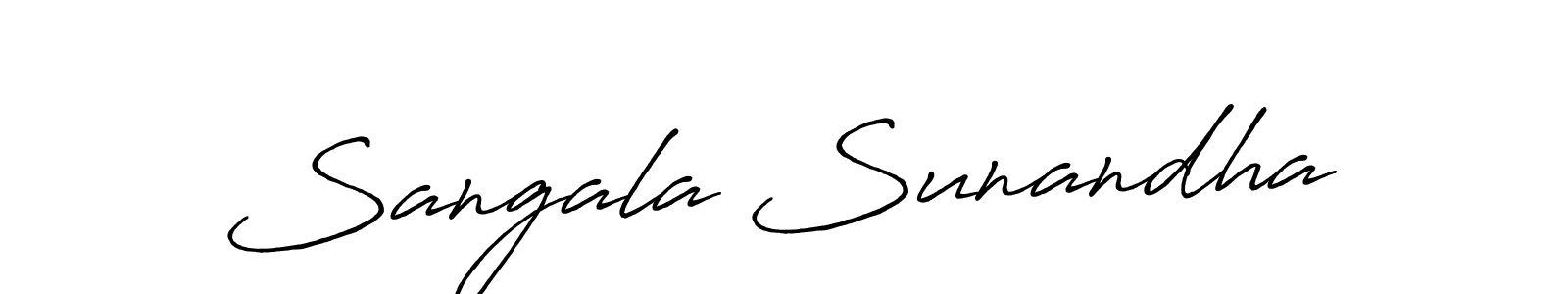 Make a beautiful signature design for name Sangala Sunandha. Use this online signature maker to create a handwritten signature for free. Sangala Sunandha signature style 7 images and pictures png