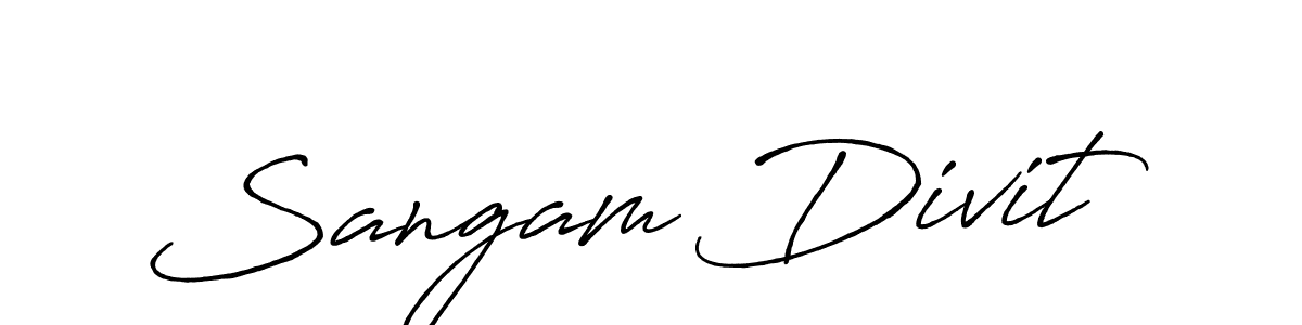 You can use this online signature creator to create a handwritten signature for the name Sangam Divit. This is the best online autograph maker. Sangam Divit signature style 7 images and pictures png