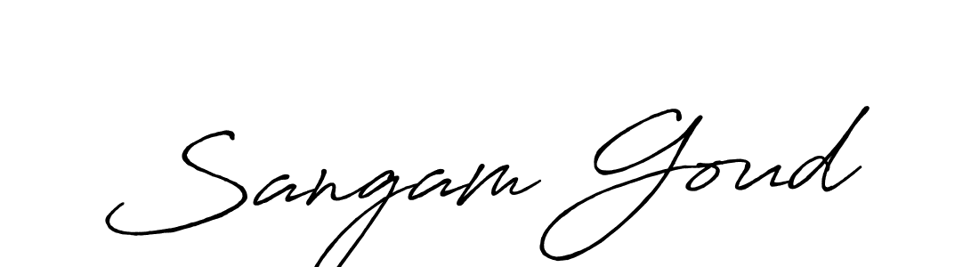 Once you've used our free online signature maker to create your best signature Antro_Vectra_Bolder style, it's time to enjoy all of the benefits that Sangam Goud name signing documents. Sangam Goud signature style 7 images and pictures png