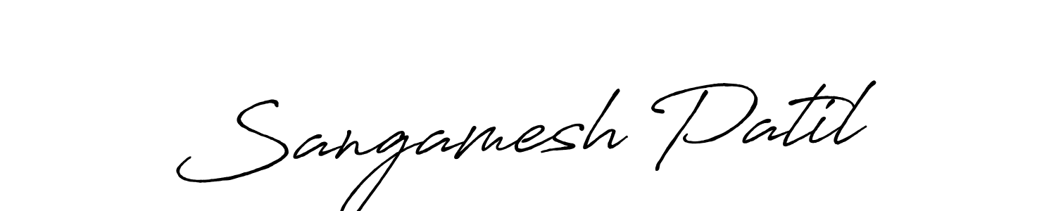 You should practise on your own different ways (Antro_Vectra_Bolder) to write your name (Sangamesh Patil) in signature. don't let someone else do it for you. Sangamesh Patil signature style 7 images and pictures png