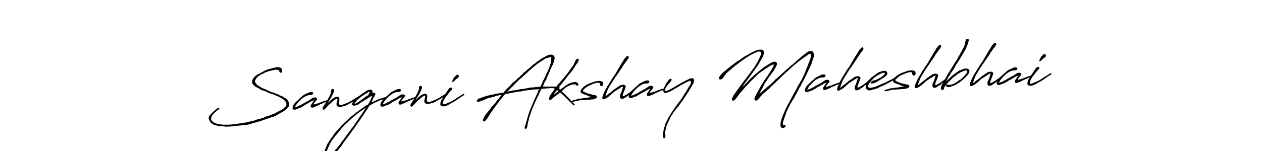 It looks lik you need a new signature style for name Sangani Akshay Maheshbhai. Design unique handwritten (Antro_Vectra_Bolder) signature with our free signature maker in just a few clicks. Sangani Akshay Maheshbhai signature style 7 images and pictures png