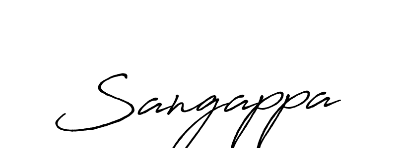 Use a signature maker to create a handwritten signature online. With this signature software, you can design (Antro_Vectra_Bolder) your own signature for name Sangappa. Sangappa signature style 7 images and pictures png