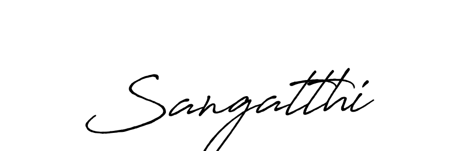 How to make Sangatthi name signature. Use Antro_Vectra_Bolder style for creating short signs online. This is the latest handwritten sign. Sangatthi signature style 7 images and pictures png