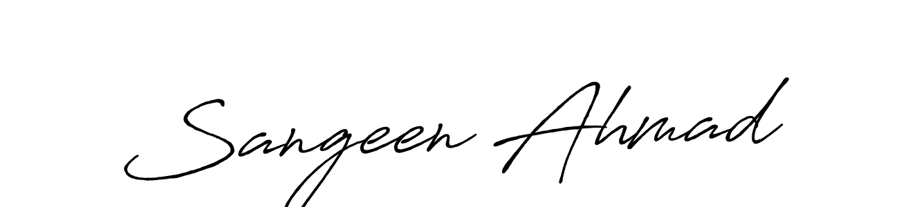 Once you've used our free online signature maker to create your best signature Antro_Vectra_Bolder style, it's time to enjoy all of the benefits that Sangeen Ahmad name signing documents. Sangeen Ahmad signature style 7 images and pictures png