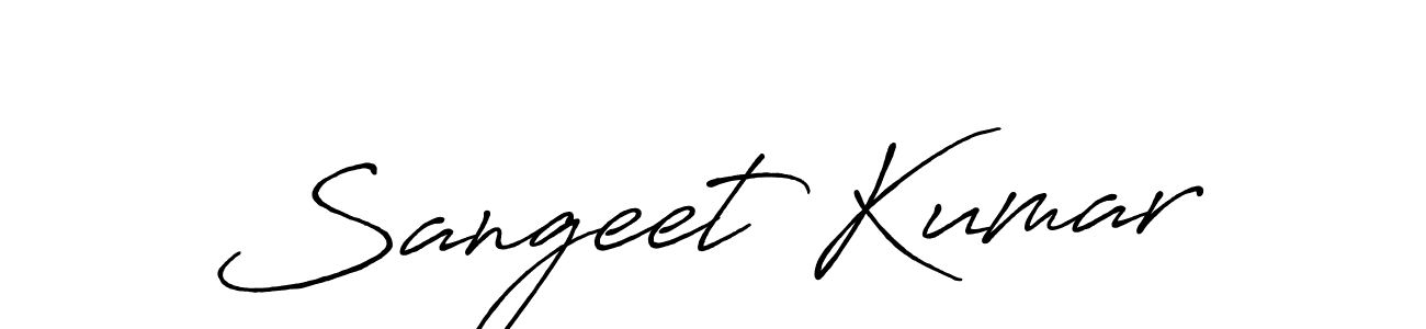 It looks lik you need a new signature style for name Sangeet Kumar. Design unique handwritten (Antro_Vectra_Bolder) signature with our free signature maker in just a few clicks. Sangeet Kumar signature style 7 images and pictures png