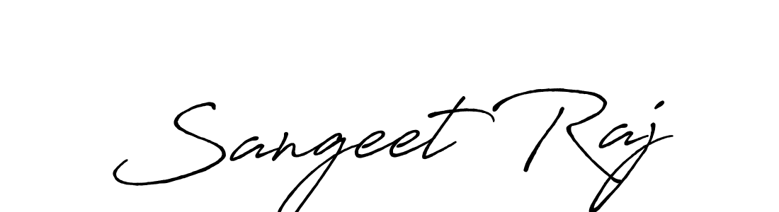 Also we have Sangeet Raj name is the best signature style. Create professional handwritten signature collection using Antro_Vectra_Bolder autograph style. Sangeet Raj signature style 7 images and pictures png