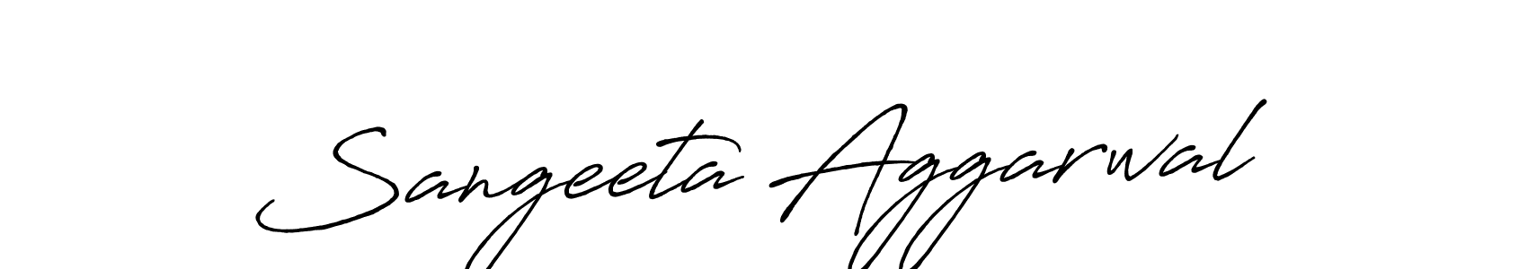 It looks lik you need a new signature style for name Sangeeta Aggarwal. Design unique handwritten (Antro_Vectra_Bolder) signature with our free signature maker in just a few clicks. Sangeeta Aggarwal signature style 7 images and pictures png