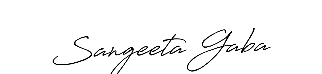 Here are the top 10 professional signature styles for the name Sangeeta Gaba. These are the best autograph styles you can use for your name. Sangeeta Gaba signature style 7 images and pictures png