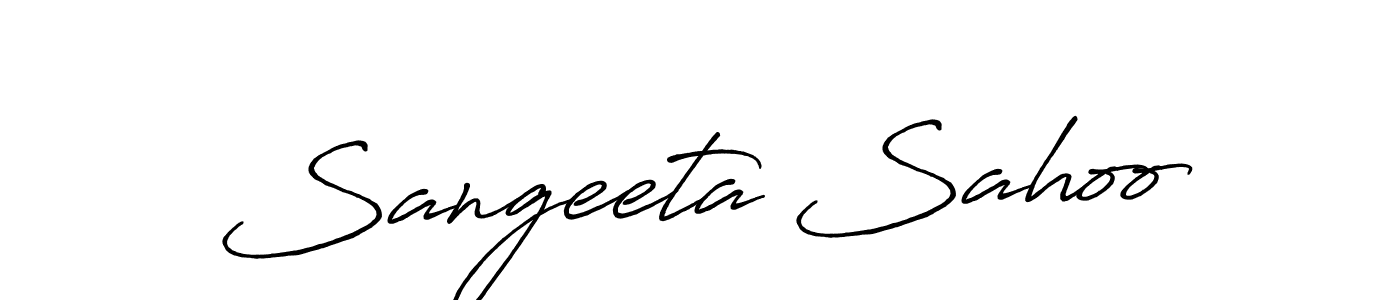 The best way (Antro_Vectra_Bolder) to make a short signature is to pick only two or three words in your name. The name Sangeeta Sahoo include a total of six letters. For converting this name. Sangeeta Sahoo signature style 7 images and pictures png