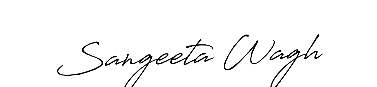Also we have Sangeeta Wagh name is the best signature style. Create professional handwritten signature collection using Antro_Vectra_Bolder autograph style. Sangeeta Wagh signature style 7 images and pictures png