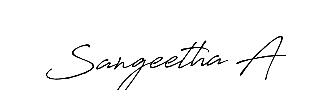 How to Draw Sangeetha A signature style? Antro_Vectra_Bolder is a latest design signature styles for name Sangeetha A. Sangeetha A signature style 7 images and pictures png