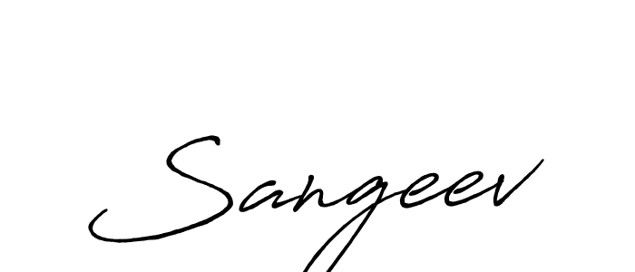 Also we have Sangeev name is the best signature style. Create professional handwritten signature collection using Antro_Vectra_Bolder autograph style. Sangeev signature style 7 images and pictures png