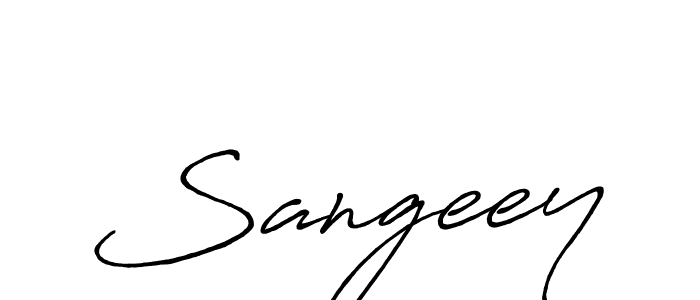 Use a signature maker to create a handwritten signature online. With this signature software, you can design (Antro_Vectra_Bolder) your own signature for name Sangeey. Sangeey signature style 7 images and pictures png