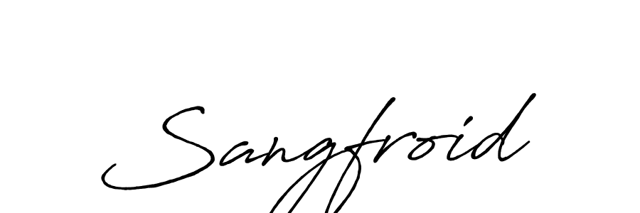 Once you've used our free online signature maker to create your best signature Antro_Vectra_Bolder style, it's time to enjoy all of the benefits that Sangfroid name signing documents. Sangfroid signature style 7 images and pictures png