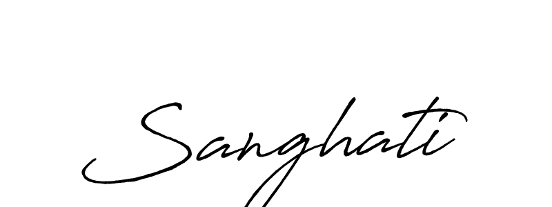 Best and Professional Signature Style for Sanghati. Antro_Vectra_Bolder Best Signature Style Collection. Sanghati signature style 7 images and pictures png