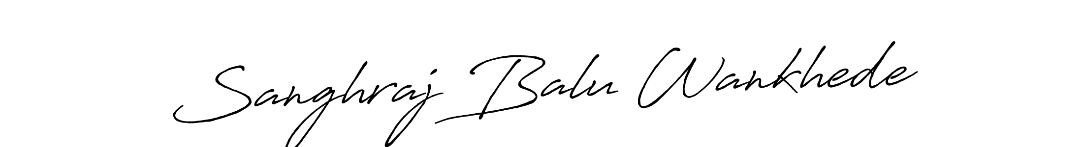 Similarly Antro_Vectra_Bolder is the best handwritten signature design. Signature creator online .You can use it as an online autograph creator for name Sanghraj Balu Wankhede. Sanghraj Balu Wankhede signature style 7 images and pictures png