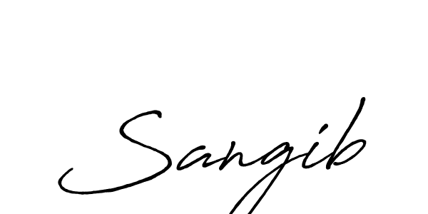 See photos of Sangib official signature by Spectra . Check more albums & portfolios. Read reviews & check more about Antro_Vectra_Bolder font. Sangib signature style 7 images and pictures png