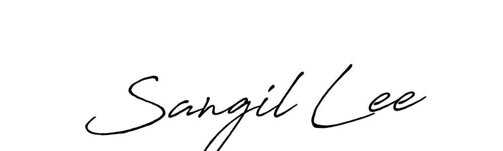 Make a short Sangil Lee signature style. Manage your documents anywhere anytime using Antro_Vectra_Bolder. Create and add eSignatures, submit forms, share and send files easily. Sangil Lee signature style 7 images and pictures png