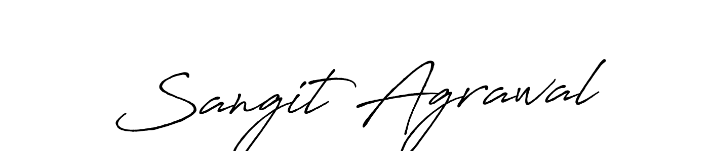Also You can easily find your signature by using the search form. We will create Sangit Agrawal name handwritten signature images for you free of cost using Antro_Vectra_Bolder sign style. Sangit Agrawal signature style 7 images and pictures png