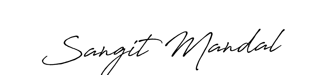 Make a short Sangit Mandal signature style. Manage your documents anywhere anytime using Antro_Vectra_Bolder. Create and add eSignatures, submit forms, share and send files easily. Sangit Mandal signature style 7 images and pictures png