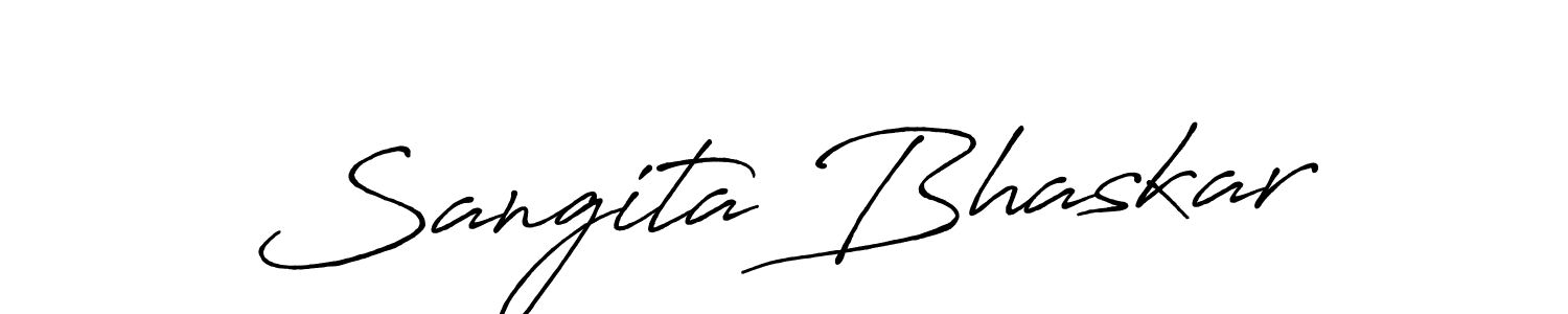 This is the best signature style for the Sangita Bhaskar name. Also you like these signature font (Antro_Vectra_Bolder). Mix name signature. Sangita Bhaskar signature style 7 images and pictures png