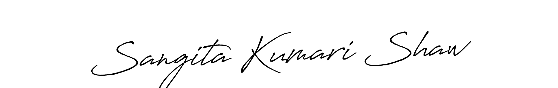 The best way (Antro_Vectra_Bolder) to make a short signature is to pick only two or three words in your name. The name Sangita Kumari Shaw include a total of six letters. For converting this name. Sangita Kumari Shaw signature style 7 images and pictures png