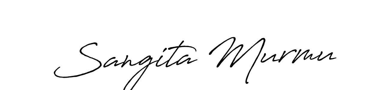 Make a beautiful signature design for name Sangita Murmu. Use this online signature maker to create a handwritten signature for free. Sangita Murmu signature style 7 images and pictures png