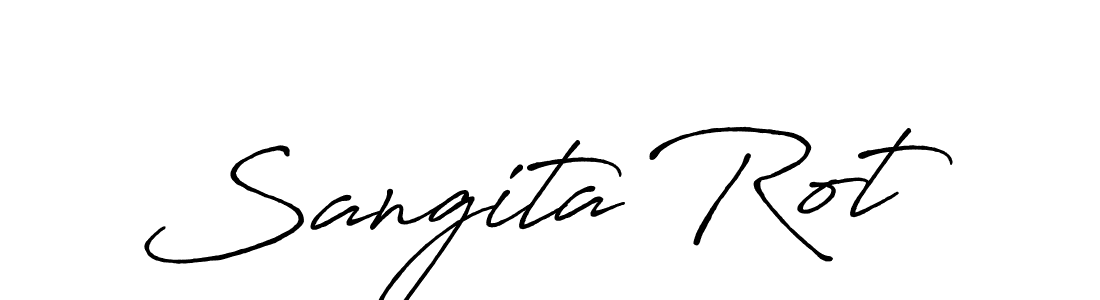 Design your own signature with our free online signature maker. With this signature software, you can create a handwritten (Antro_Vectra_Bolder) signature for name Sangita Rot. Sangita Rot signature style 7 images and pictures png