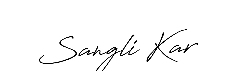 How to Draw Sangli Kar signature style? Antro_Vectra_Bolder is a latest design signature styles for name Sangli Kar. Sangli Kar signature style 7 images and pictures png