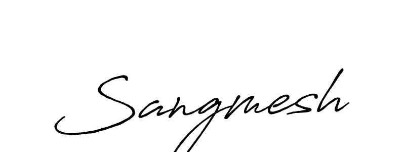 Best and Professional Signature Style for Sangmesh. Antro_Vectra_Bolder Best Signature Style Collection. Sangmesh signature style 7 images and pictures png