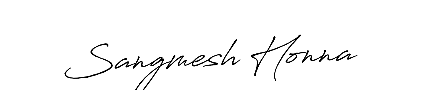 Also You can easily find your signature by using the search form. We will create Sangmesh Honna name handwritten signature images for you free of cost using Antro_Vectra_Bolder sign style. Sangmesh Honna signature style 7 images and pictures png