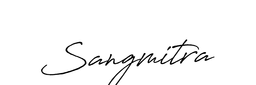 Best and Professional Signature Style for Sangmitra. Antro_Vectra_Bolder Best Signature Style Collection. Sangmitra signature style 7 images and pictures png