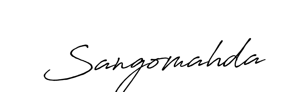 This is the best signature style for the Sangomahda name. Also you like these signature font (Antro_Vectra_Bolder). Mix name signature. Sangomahda signature style 7 images and pictures png