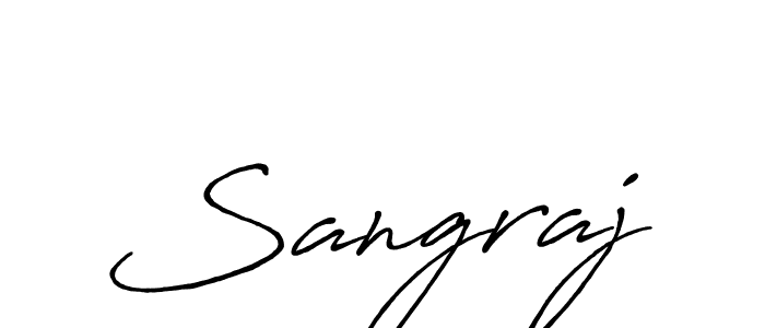 Once you've used our free online signature maker to create your best signature Antro_Vectra_Bolder style, it's time to enjoy all of the benefits that Sangraj name signing documents. Sangraj signature style 7 images and pictures png