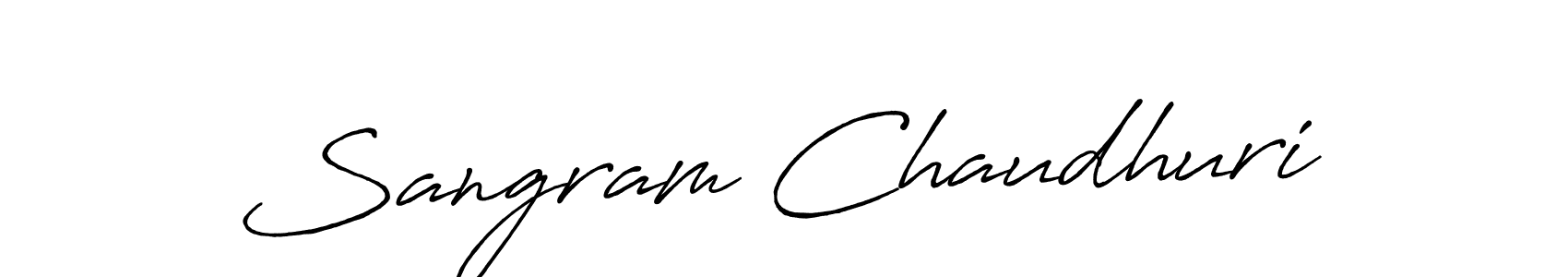 Once you've used our free online signature maker to create your best signature Antro_Vectra_Bolder style, it's time to enjoy all of the benefits that Sangram Chaudhuri name signing documents. Sangram Chaudhuri signature style 7 images and pictures png